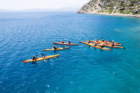 Sea Kayaking Heraion Loutraki Peloponnese Greece Trekkinghellas 9