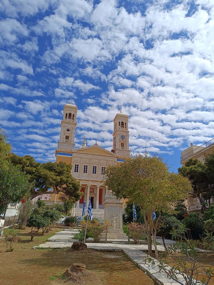Local products tasting in Syros