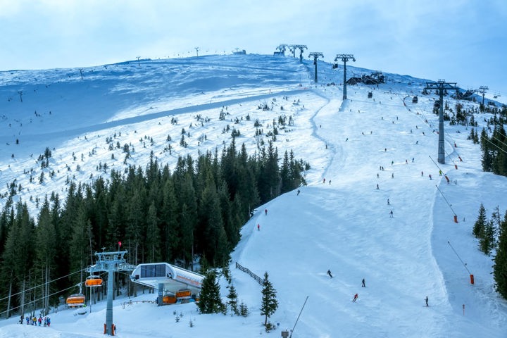 Cloudy Ski Slope And Ski Lift Original 1838310Sitegallery