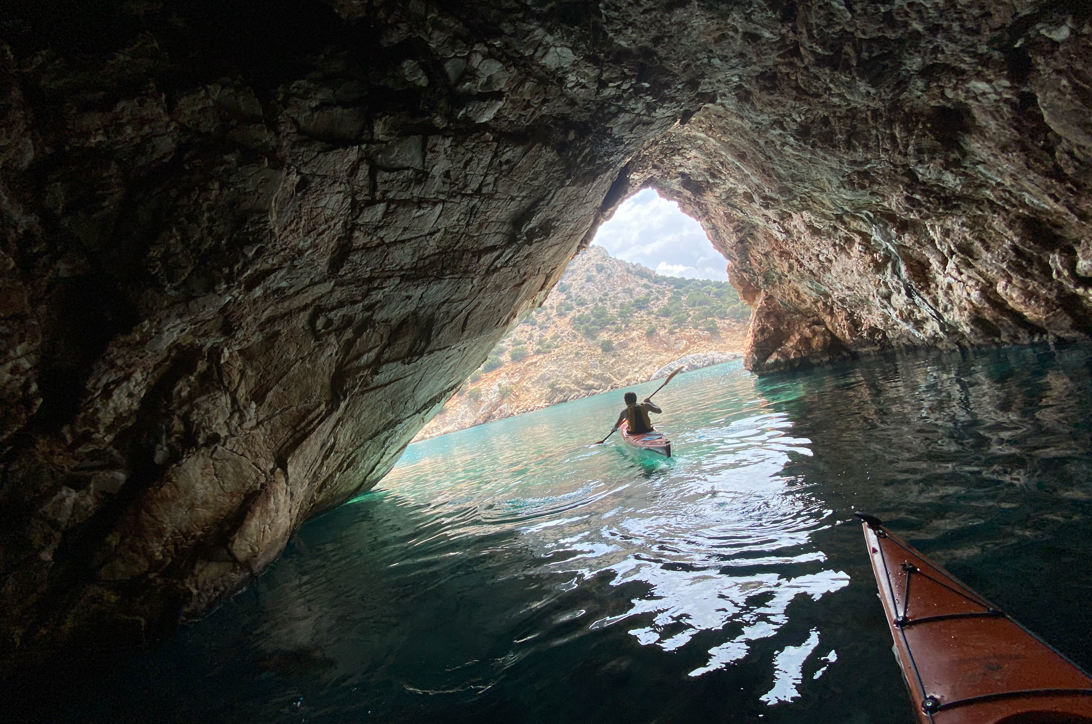 “Rhina Cave” Sea Kayaking Tour | Trekking Hellas