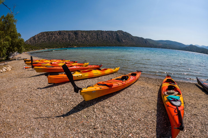 Sea Kayaking Heraion Loutraki Peloponnese Greece Trekkinghellas 20