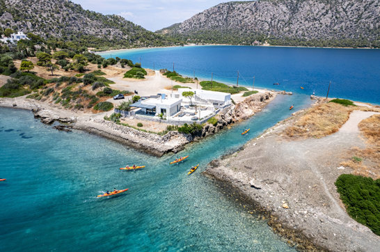 Sea Kayaking Heraion Loutraki Peloponnese Greece Trekkinghellas 8