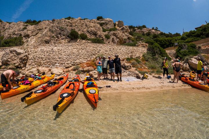 Sea Kayaking Heraion Loutraki Peloponnese Greece Trekkinghellas 19