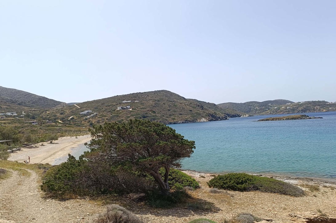 hike west beaches Syros coastal trail