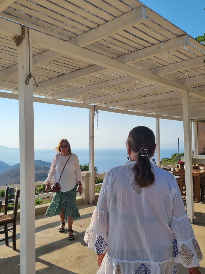 San Michalis Syros village walk photo