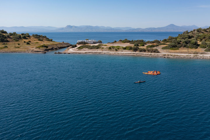 Sea Kayaking Heraion Loutraki Peloponnese Greece Trekkinghellas 22