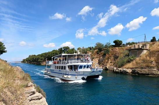 Catamaran Corinth Canal