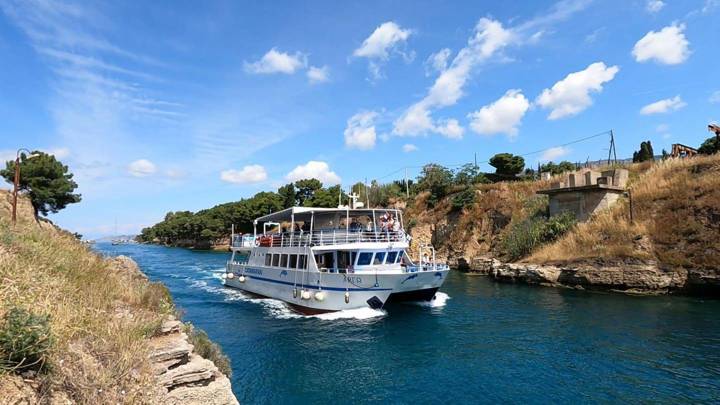 Catamaran Corinth Canal