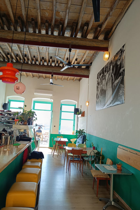 Traditional shops in Ermoupoli food tour