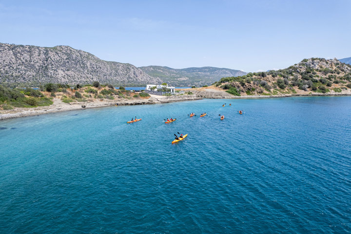 Sea Kayaking Heraion Loutraki Peloponnese Greece Trekkinghellas 17