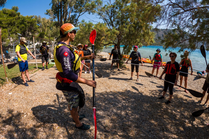 Sea Kayaking Heraion Loutraki Peloponnese Greece Trekkinghellas 11