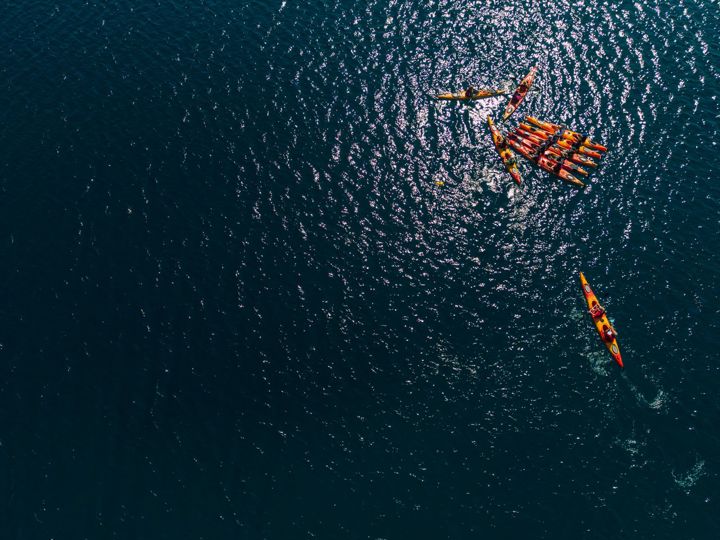 Sea Kayaking Heraion Loutraki Peloponnese Greece Trekkinghellas 28