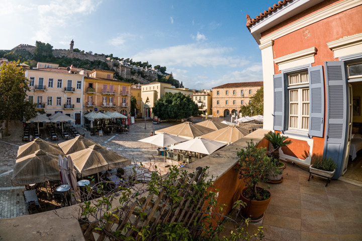 nauplio city in peloponnese