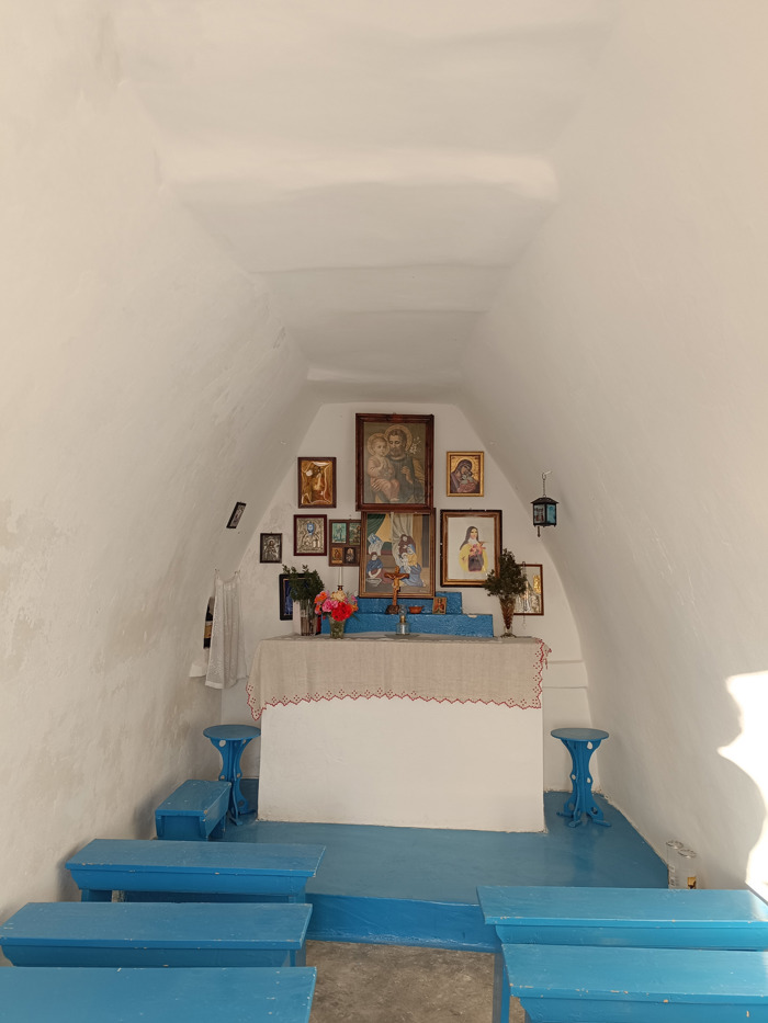 Cycladic village walk Syros photo