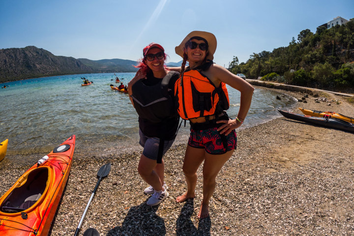 Sea Kayaking Heraion Loutraki Peloponnese Greece Trekkinghellas 18