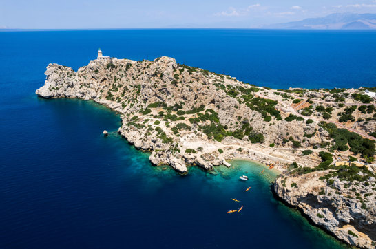 Sea Kayaking Heraion Loutraki Peloponnese Greece Trekkinghellas 4