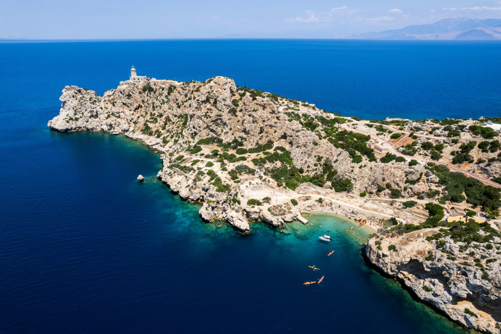 Sea Kayaking Heraion Loutraki Peloponnese Greece Trekkinghellas 4