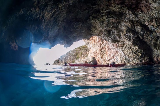 GOPR0823 Enhanced Nrhires Lefkada Blue Cave Sea Kayak